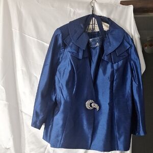 Elegant Blue Women's Jacket